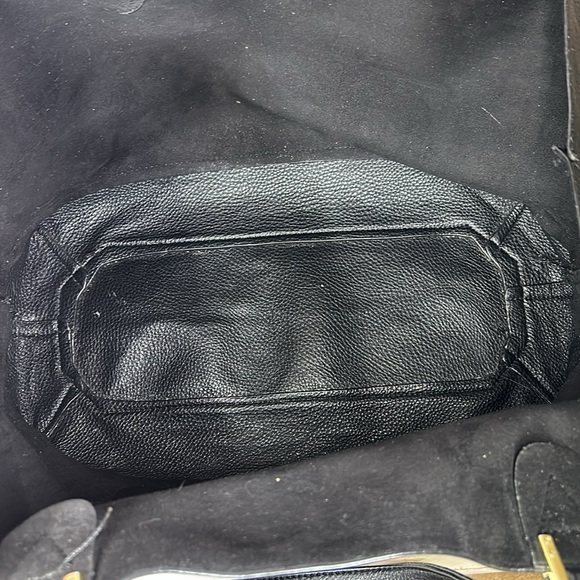 Steve Madden Black Leather Tote Bag - Picture 5 of 6